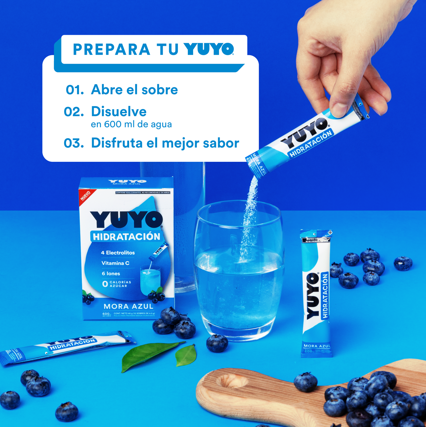 Corrugado de Hidratación Mora Azul