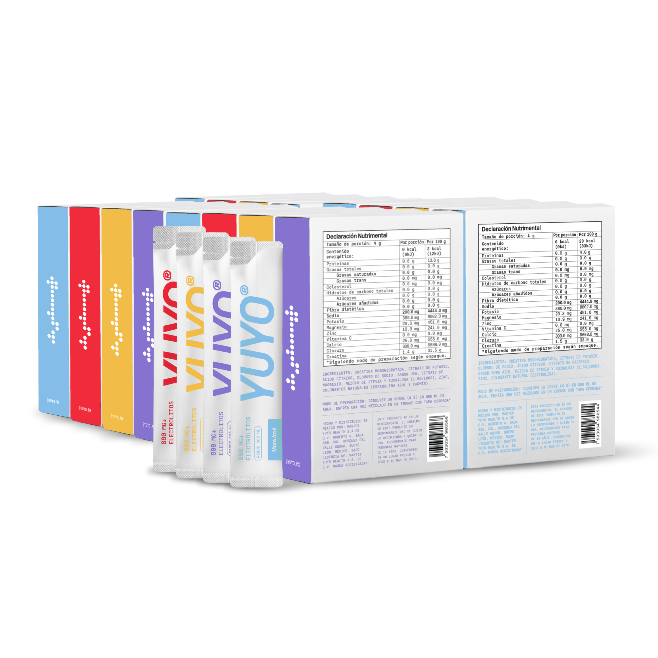 Mix de Electrolitos [16 pack] Todos los Sabores