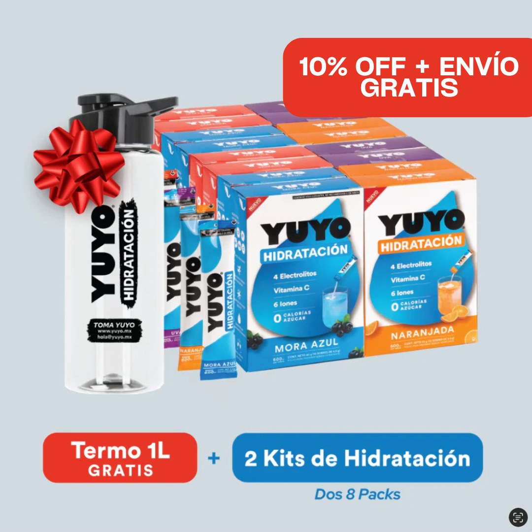 Kit Pro Hidratación (16 Pack) + Termo 1L (REGALO) + Envío Gratis