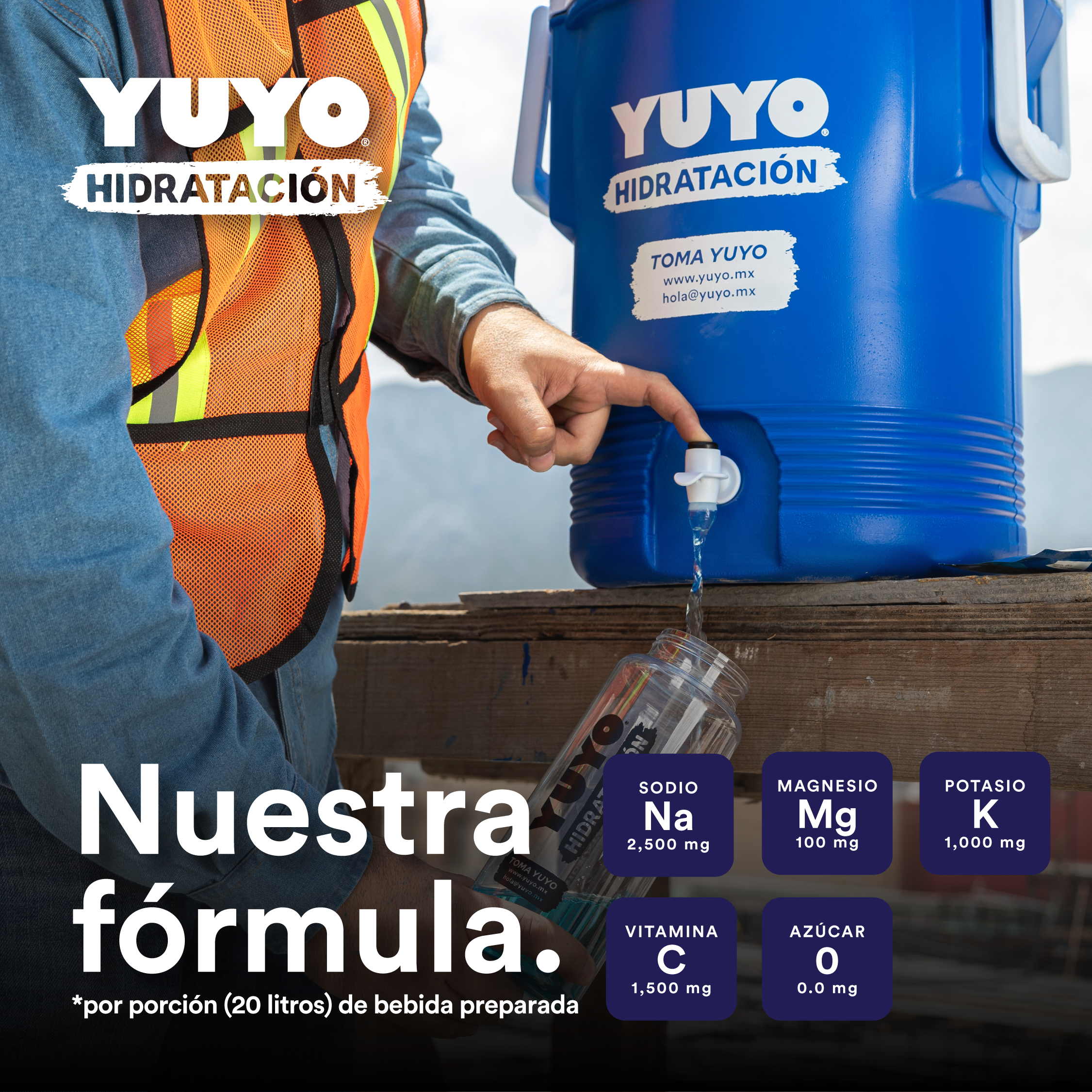 Corrugado 20 Pack Hidratación Empresarial Ponche Tropical