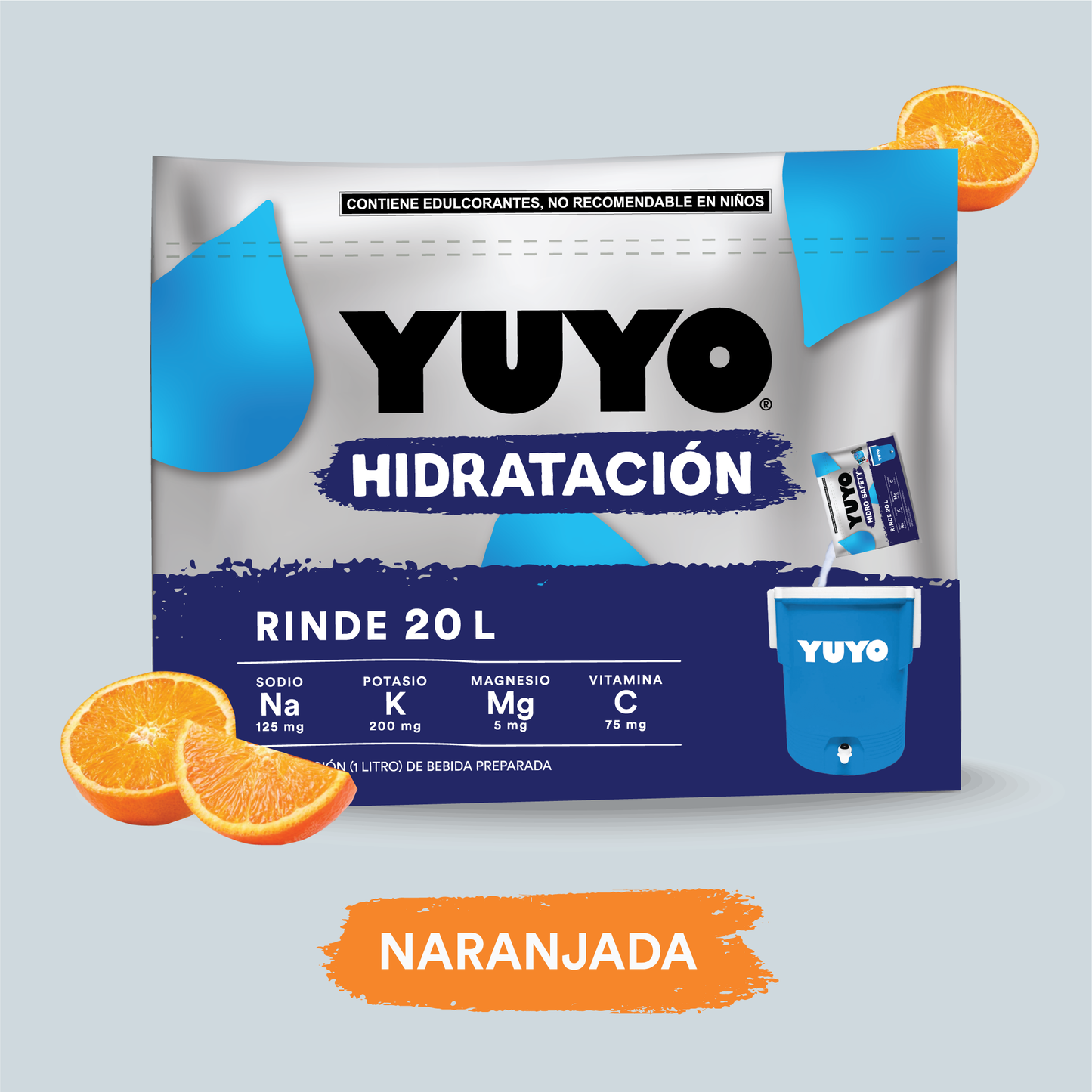 Corrugado 20 Pack Hidratación Empresarial Naranjada