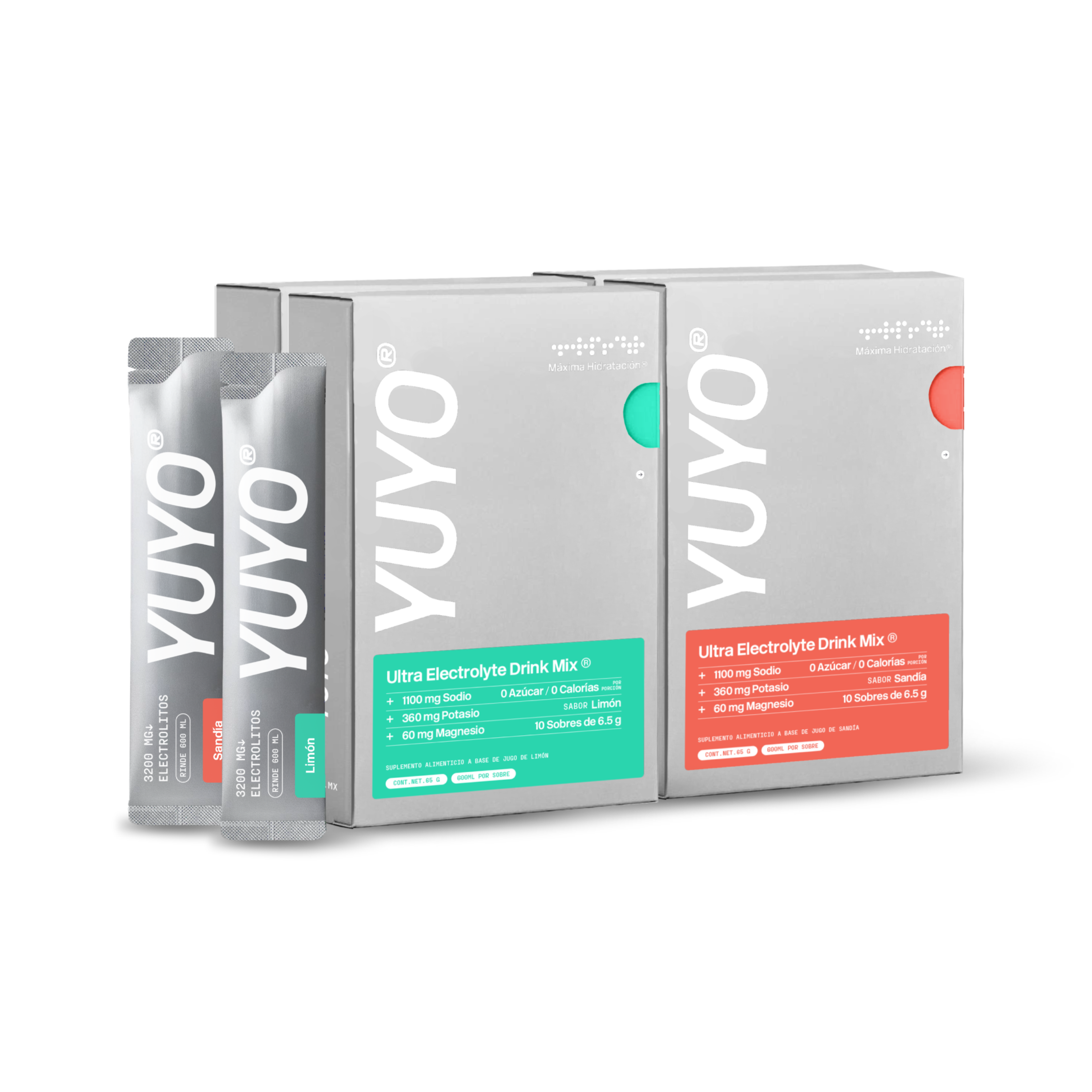 Ultra Electrolyte Drink Mix [4 pack] Limón y Sandía – YUYO