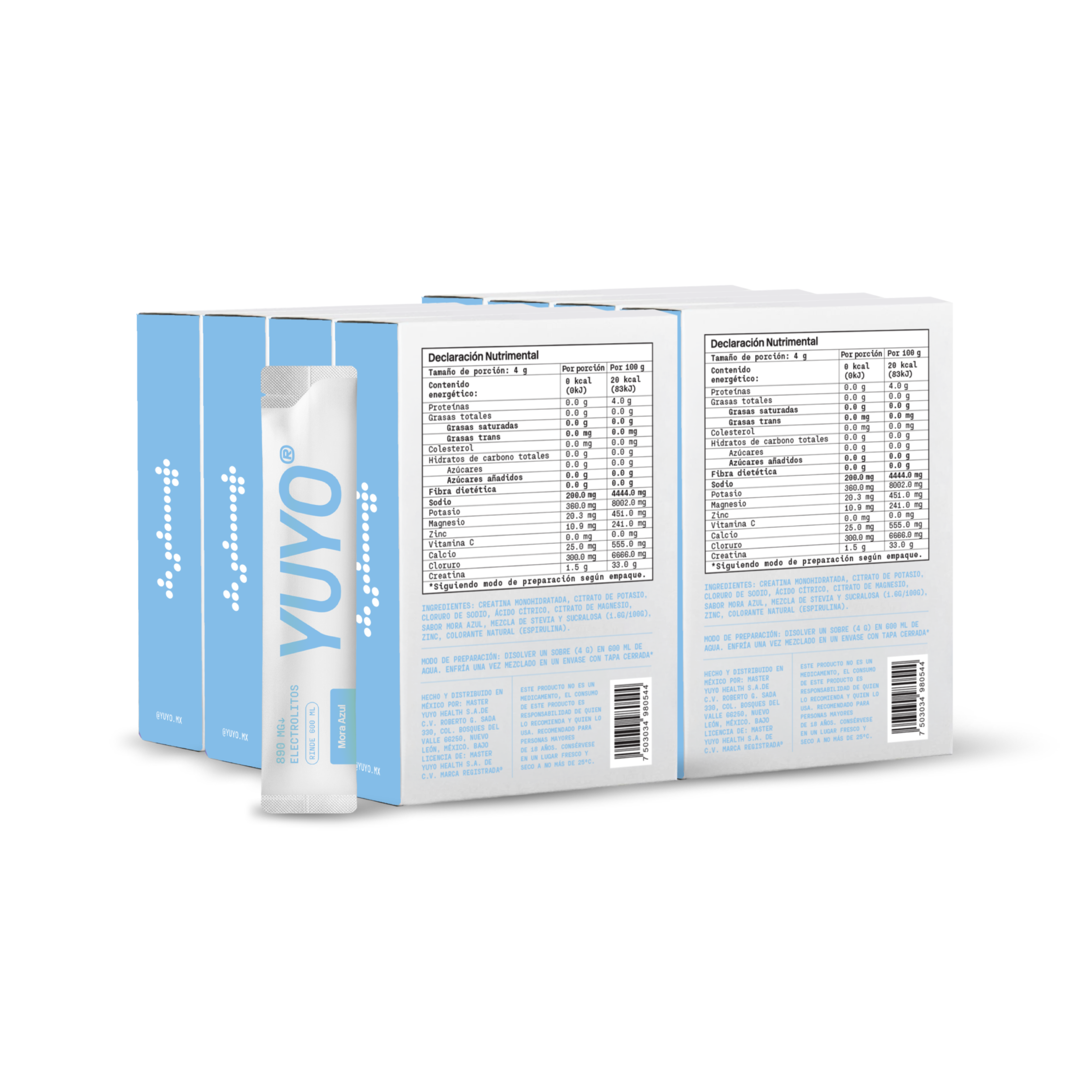 Mix de Electrolitos [8 pack] Mora Azul