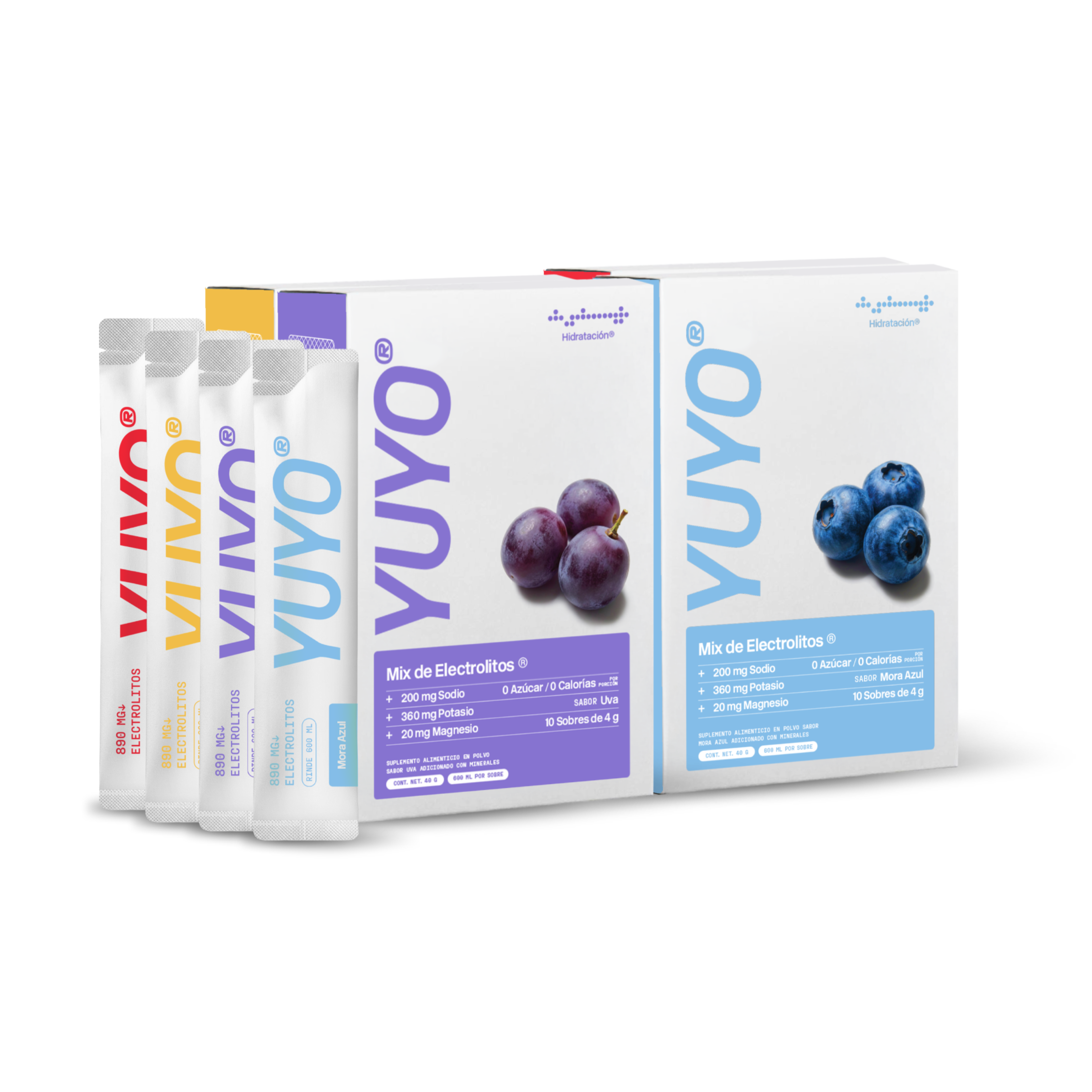 Mix de Electrolitos [4 pack] Todos los Sabores