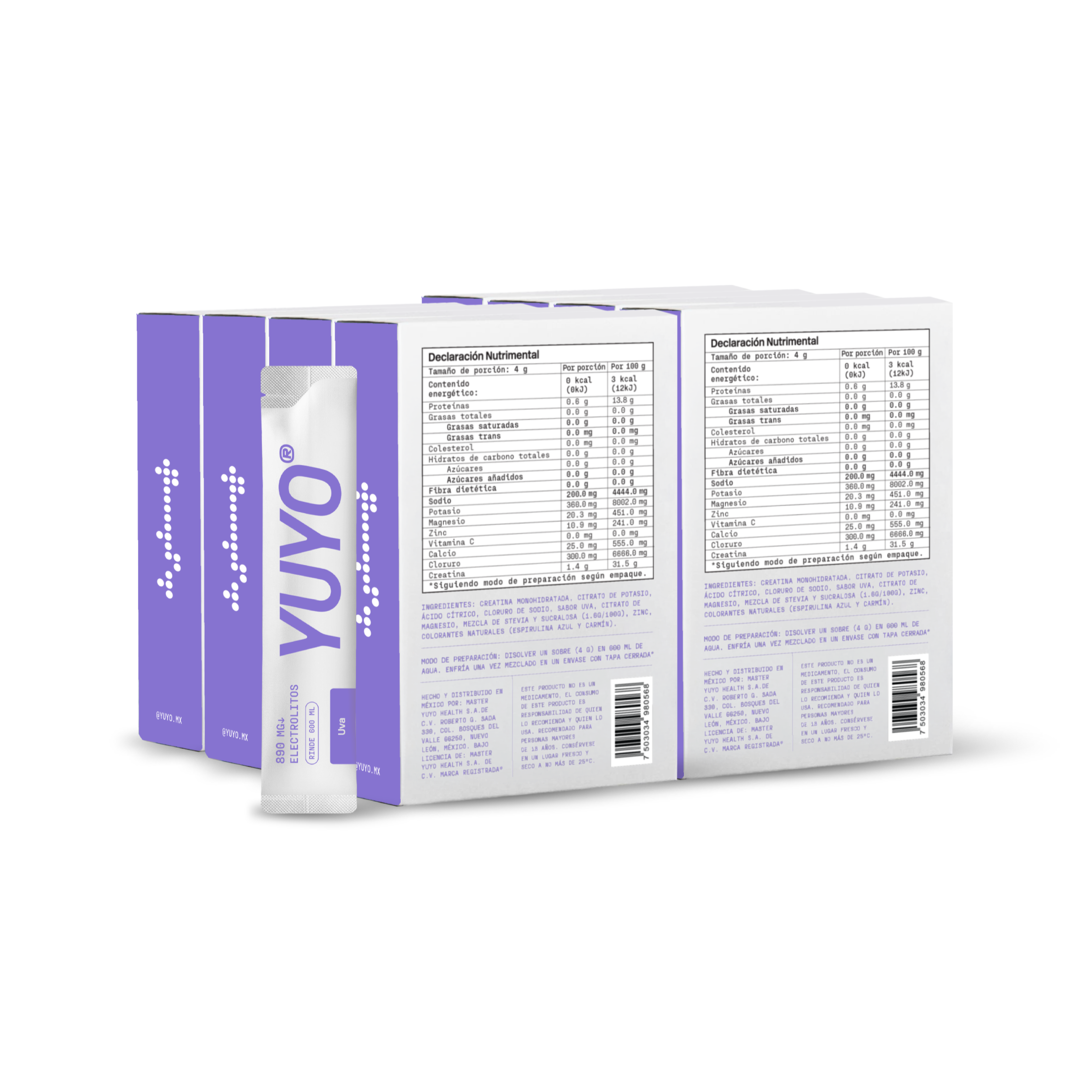 Mix de Electrolitos [8 pack] Uva